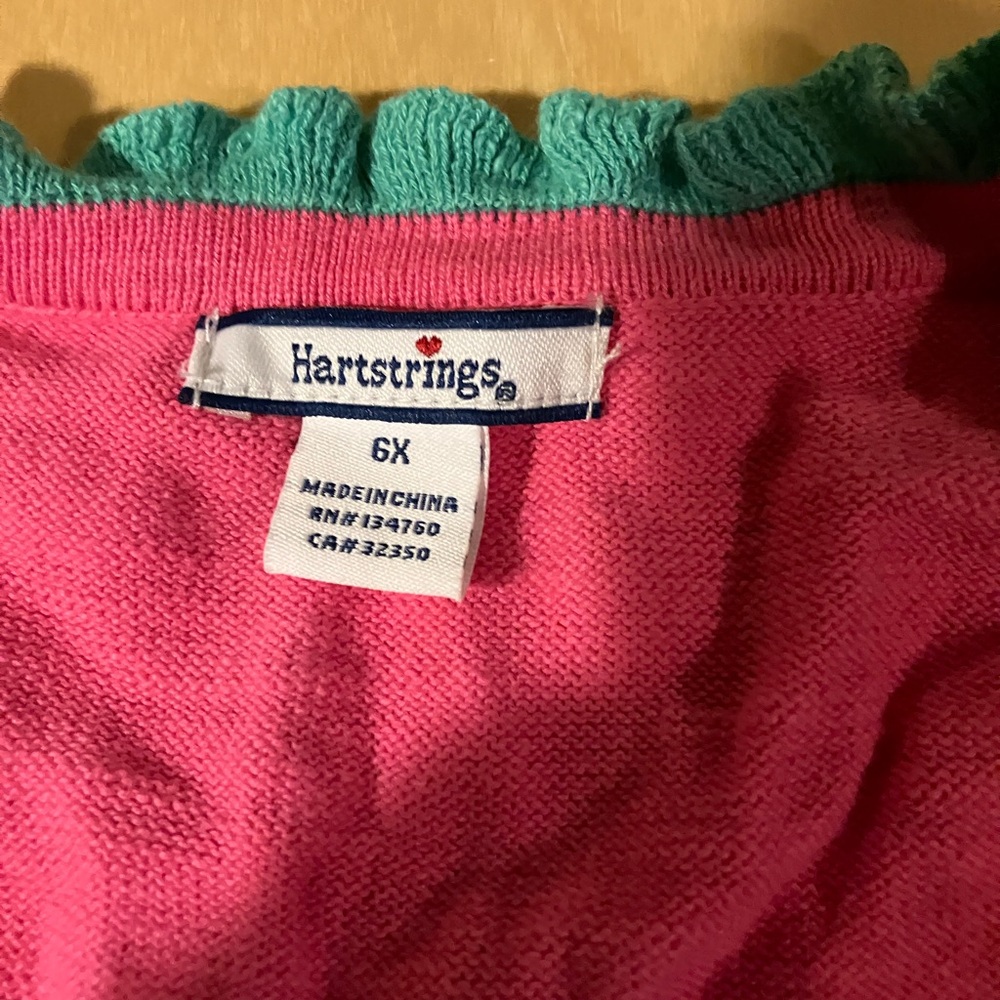NWT Hartstrings sweater. Size 6X - Picture 4 of 4